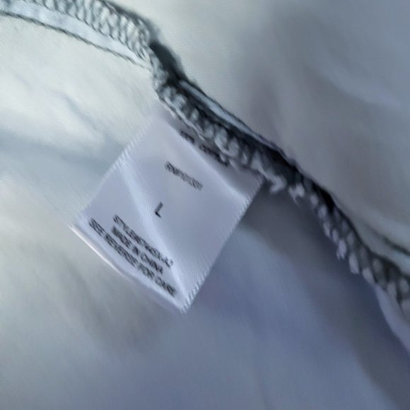 Charlotte Russe Blue Denim Colored Chambray Utility Shirt Women's Large - Picture 4 of 5